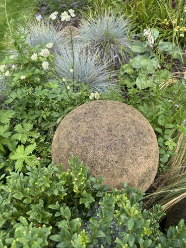 Old stone ball - stone, approximately