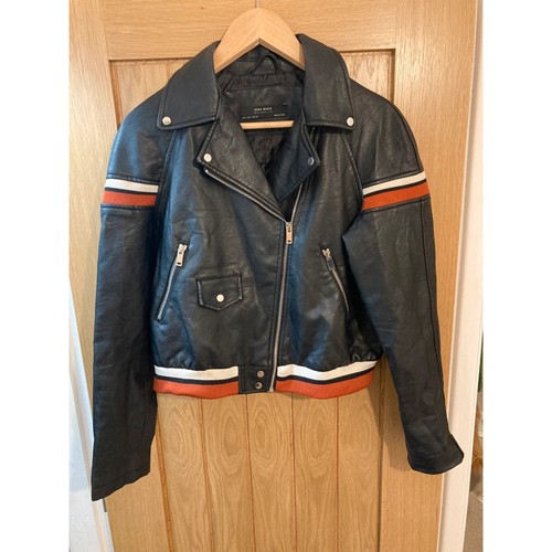Zara faux leather biker style