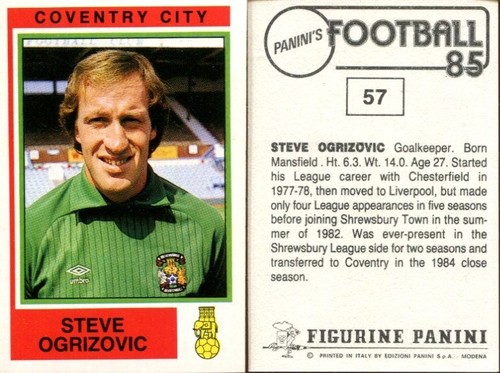 Panini football 1985 57 - panini, no.57
