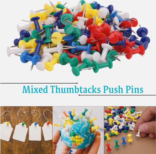 100pcs decorative push pins - push,