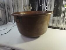Large old copper cauldron