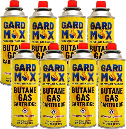 Butane gas bottles - gas, camping