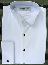 White Wing Collar Dress Shirt
