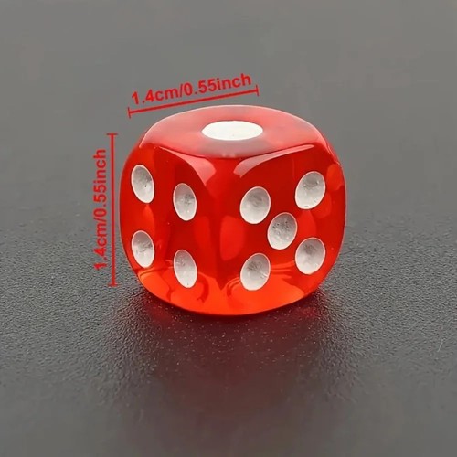 Pack six sided coloured - 9,,