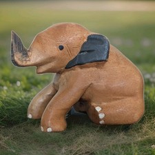 Hand Carved Wooden Asian