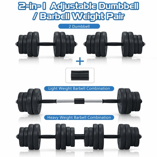 30kg dumbbells set - 30kg, adj