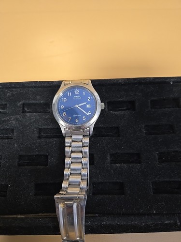 Timex indiglo 30m - wr, blue