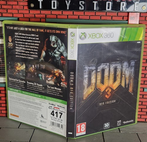 Xbox 360 console game doom - xbox,