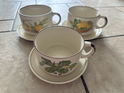 Vintage soup bowls and - soup,