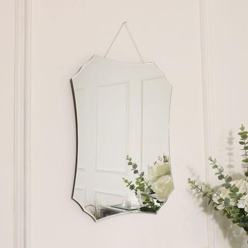 Deco frameless bevelled wall - frameless,
