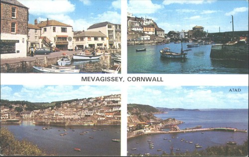 Vintage postcard mevagissey - postcard,