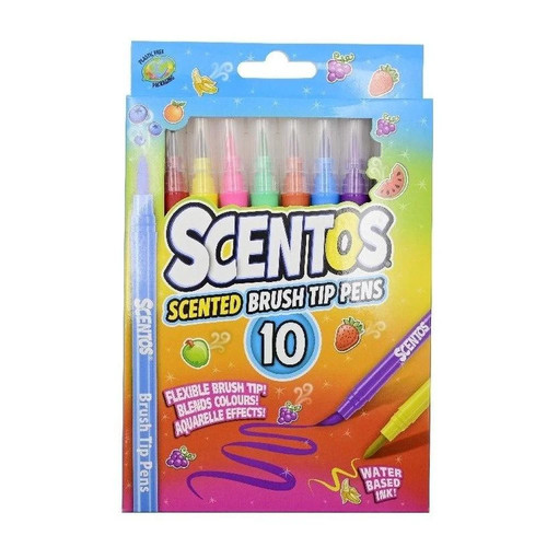 Scented brush pens 10pcs - scented,