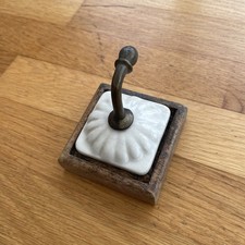 Vintage Ceramic Brass Coat