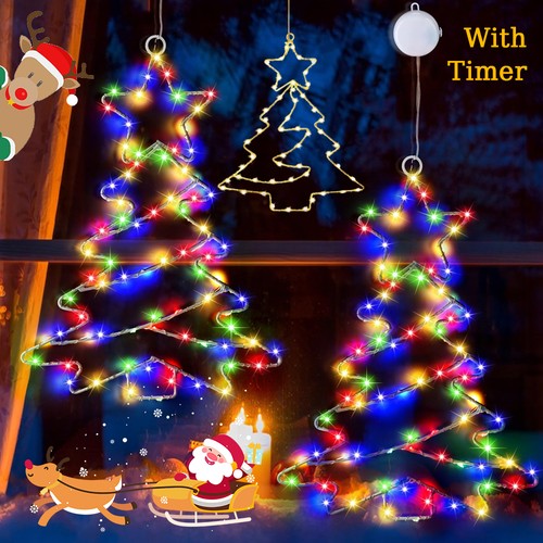 Christmas tree window - christmas,
