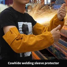 1Pair Welding Sleeves Heat Resistant Sun Hood Cover Protection Welder Arm Guards