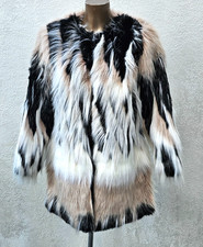 Shaggy Faux Fur Coat Size 12