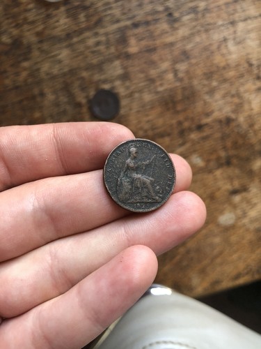 1825 george copper farthing - 1825, iv