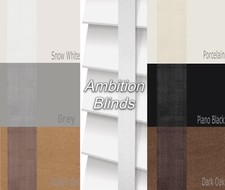 WOOD WOODEN VENETIAN BLINDS REAL WOOD WITH TAPES  MADE TO MEASURE CHILD SAFE