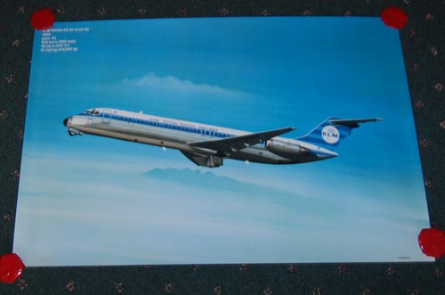 Vintage klm douglas 33 - vintage, dc-9-33-rc