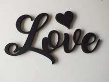 Wooden  large 29cm " Love "