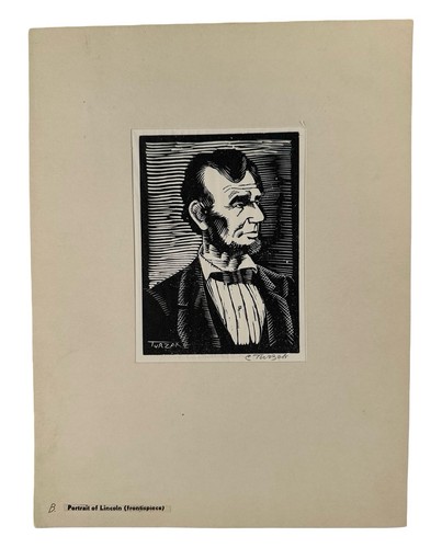 Charles turzak woodcut abraham - woodcut,