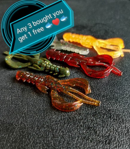 5cm crayfish shrimp soft - 6.5cm,