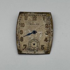 Rolex Sub Seconds Tank Dial Vintage For Parts Repair Spares 19mm