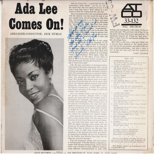 Ada lee comes s atco - lee, u.s.