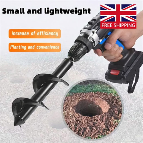 Garden auger spiral drill - spiral,