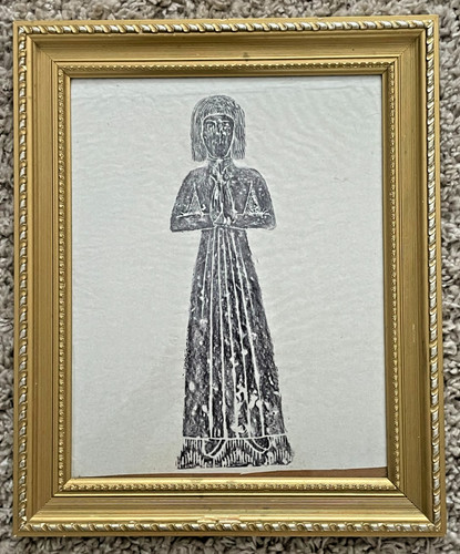 Extremely old brass monument - extremely,