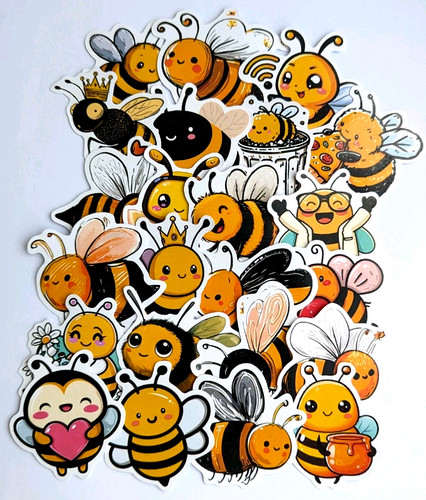 Bumble bee stickers cute - bee,