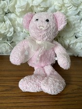 Pastel Pink Teddy Bear Plush Soft Cuddly Toy Kids Girls Gift Stuffed Animal