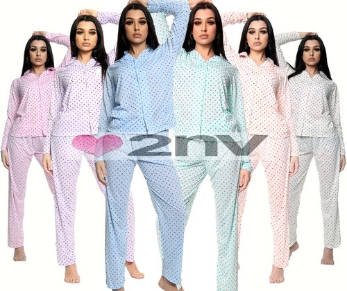Ladies pyjama set cotton - ladies,