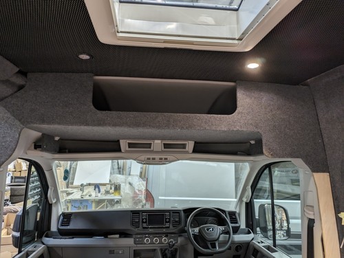 Cab overhead storage - cab,