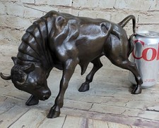 PRIZE BRONZE BULL STATUE