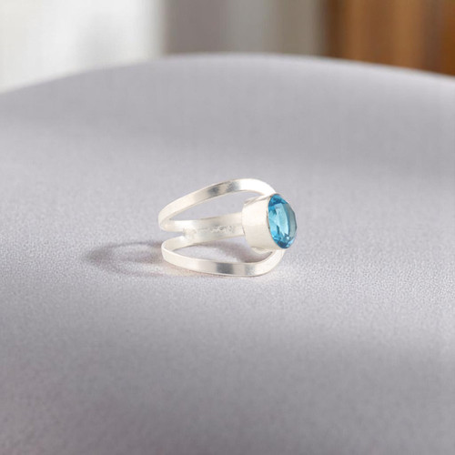 Swiss blue topaz gemstone - blue,