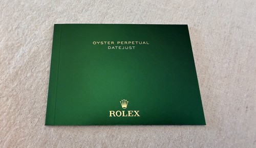 Rolex datejust manual booklet - manual,