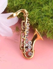 Golden Tone Saxophone Crystal