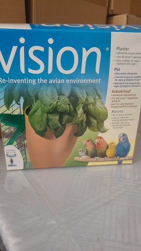 Vision planter pot bird cage - planter,