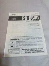 Teac d600 player - teac, owners