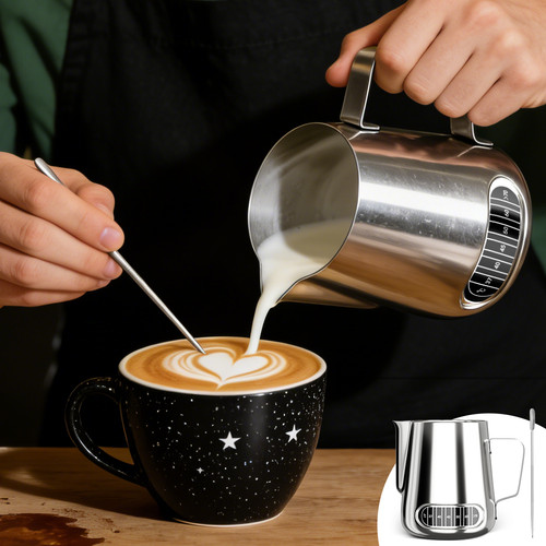 Stainless steel milk coffee - /,
