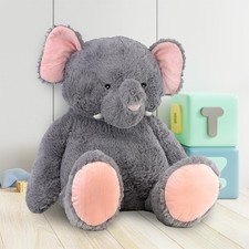Jumbo Soft Toy Plush Elephant Teddy 40" Super Cuddly Stuffed Animal Giant Cute