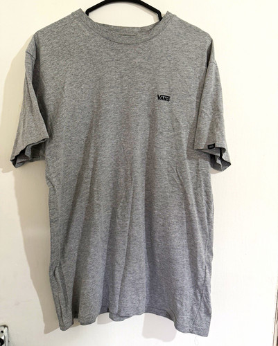 Vans men grey logo crew - men’s,
