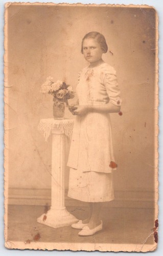Vintage sepia portrait - sepia,