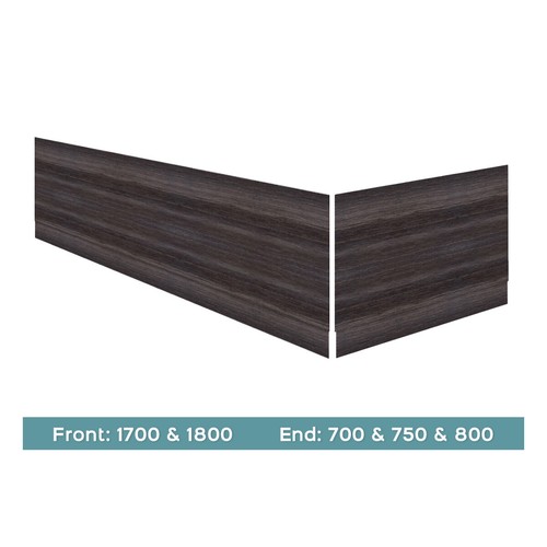 Modern bathroom charcoal grey - modern,