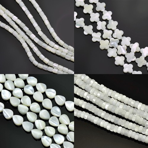Cream ivory white sea shell - white,
