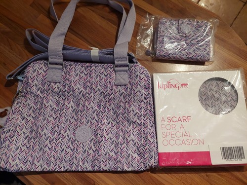 Kipling mauve chervon tanguay - kipling,