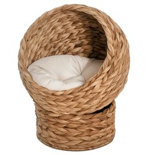 PawHut Wicker Cat House