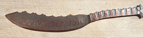 Ww1 trench art letter opener - trench,