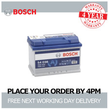 S4E08 Bosch Car Battery Stop Start 12V 70Ah 760A Type 096 4 YEAR WARRANTY